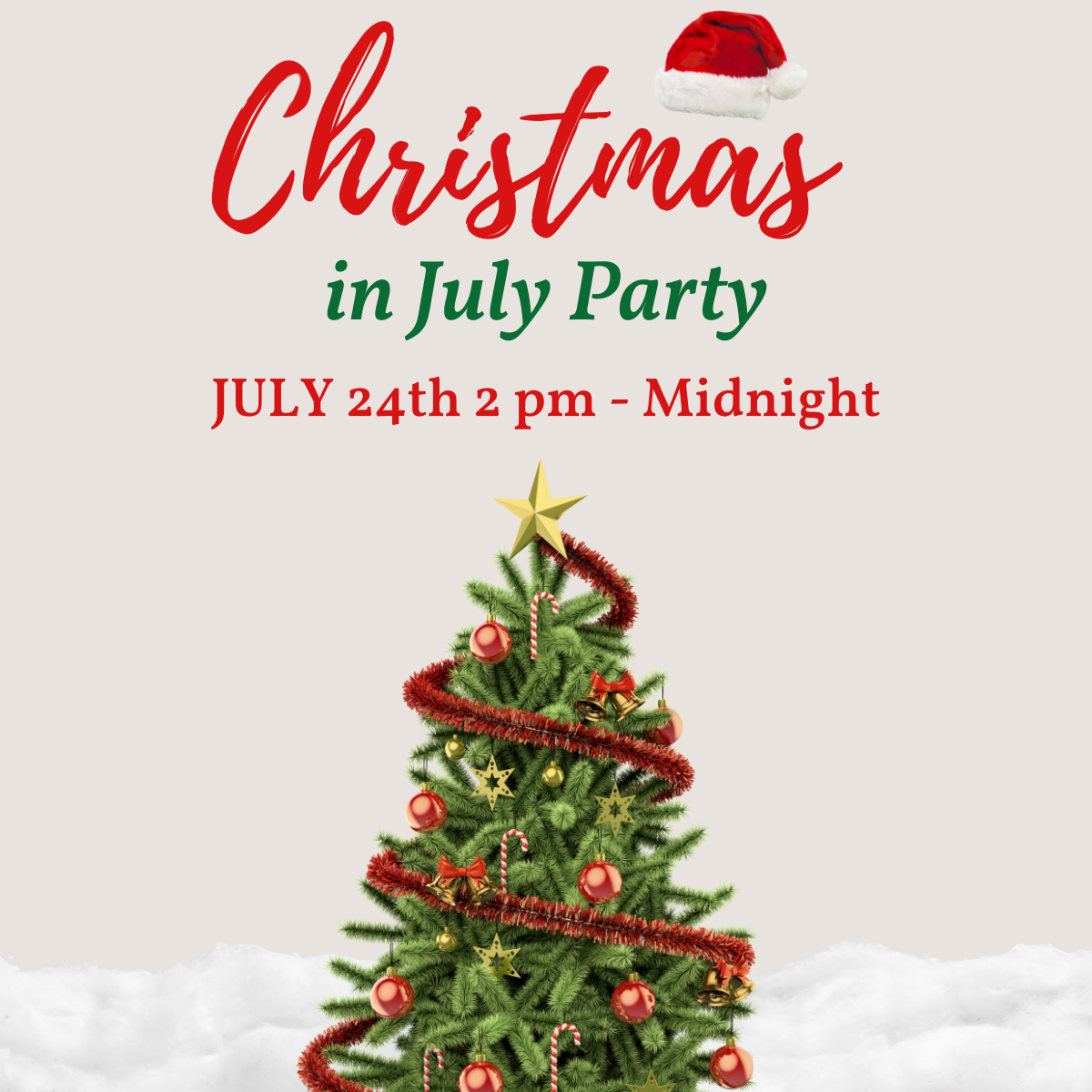 Christmas in July Party